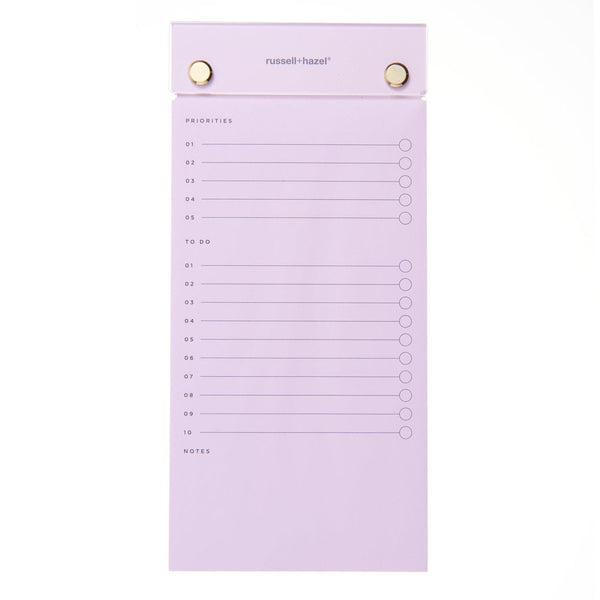 russell hazel Acrylic Listpad - Blush