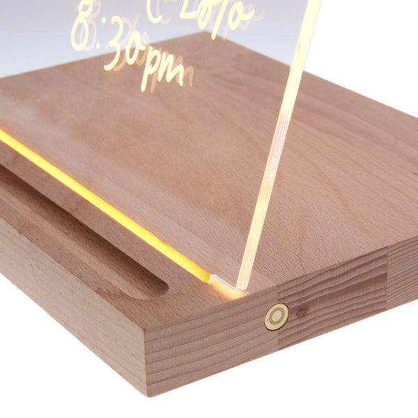 Russell Hazel Acrylic Lit Memo Tablet