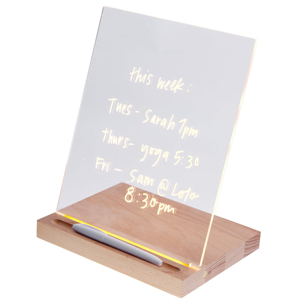 Russell Hazel Acrylic Lit Memo Tablet