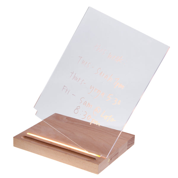 Russell Hazel Acrylic Lit Memo Tablet