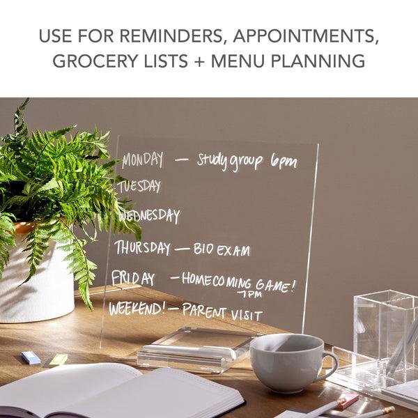 Russell Hazel Acrylic Memo Tablet