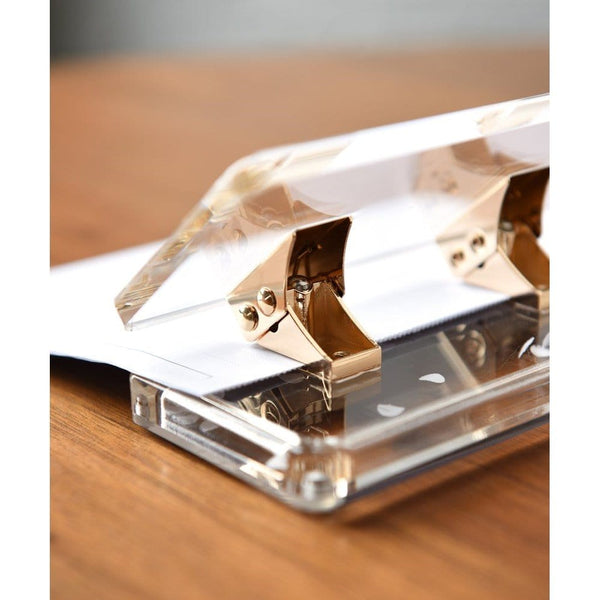 Russell Hazel Acrylic Mini 3 Hole Punch