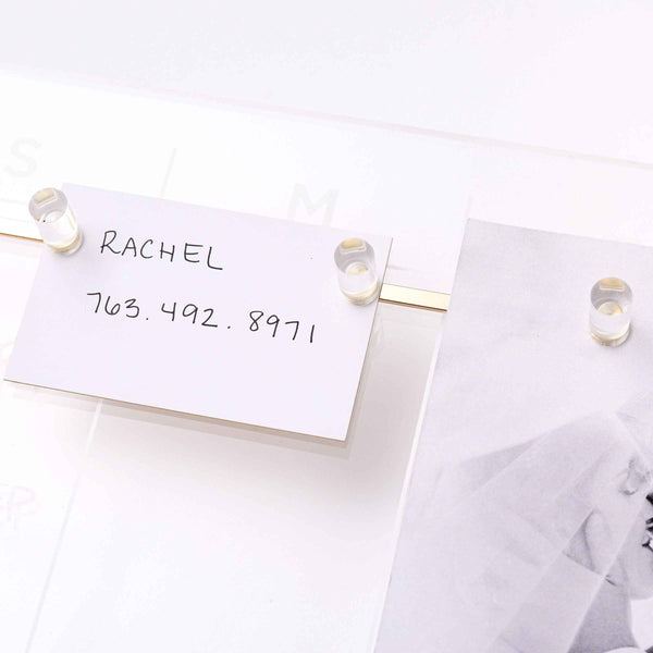 Russell Hazel Acrylic Wall Magnetic Memo Strip