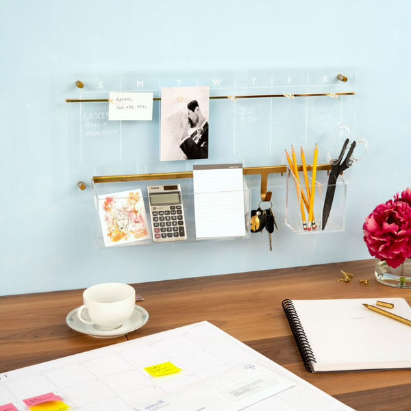 Russell Hazel Acrylic Wall Magnetic Memo Strip