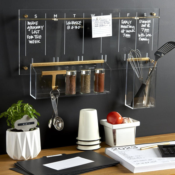 Russell Hazel Acrylic Wall Magnetic Memo Strip