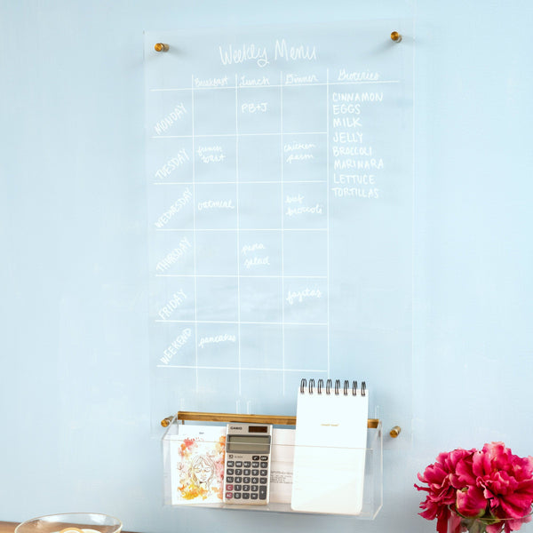 Russell Hazel Acrylic Wall Memo Board