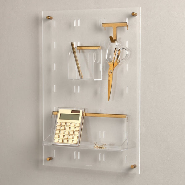 Russell Hazel Acrylic Wall Peg Board