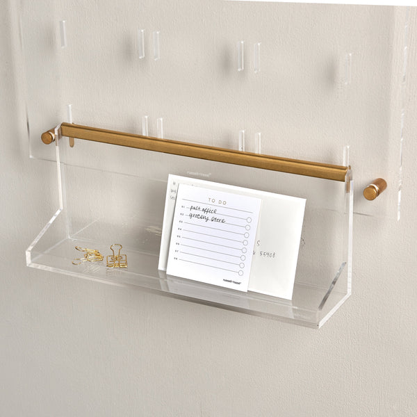 Russell Hazel Acrylic Wall Shelf