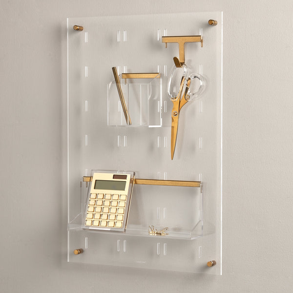 Russell Hazel Acrylic Wall Shelf