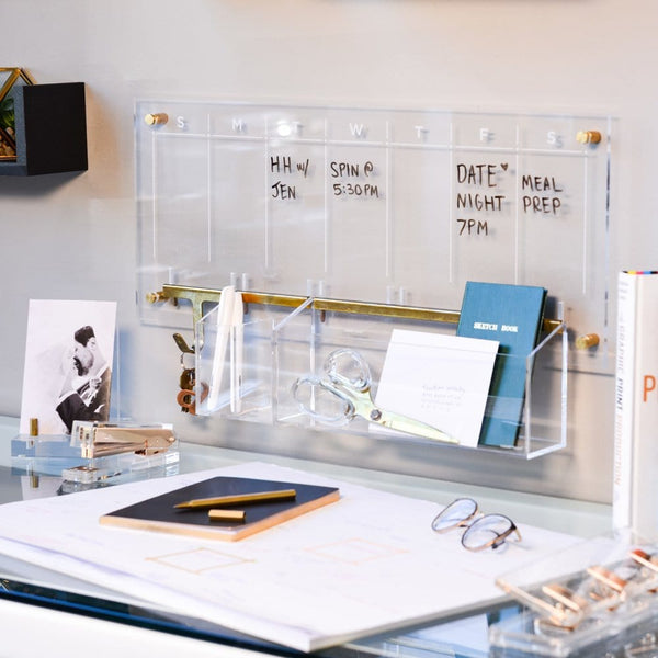 Russell Hazel Acrylic Wall Valet