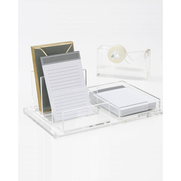 Russell Hazel Acrylic Wide Tray Bundle