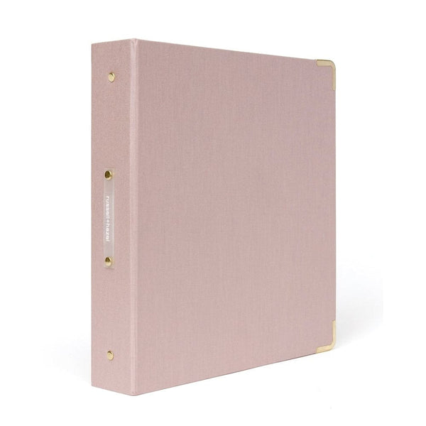russell hazel Bookcloth Signature 3 Ring Binder