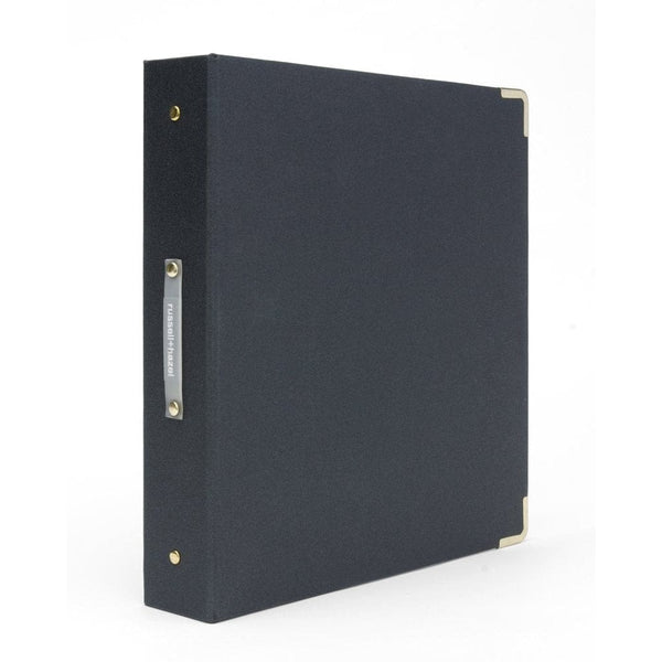 Russell Hazel Bookcloth Signature 3 Ring Binder