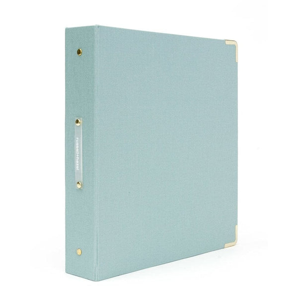 Russell Hazel Bookcloth Signature 3 Ring Binder