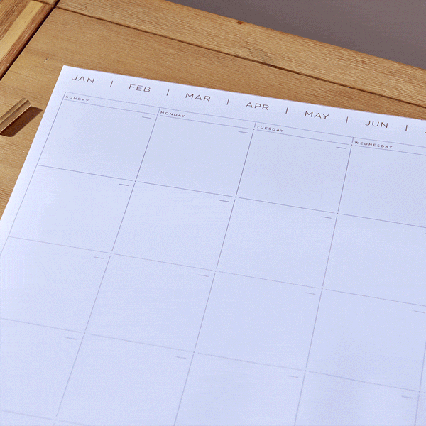 Russell Hazel Desktop Month Pad