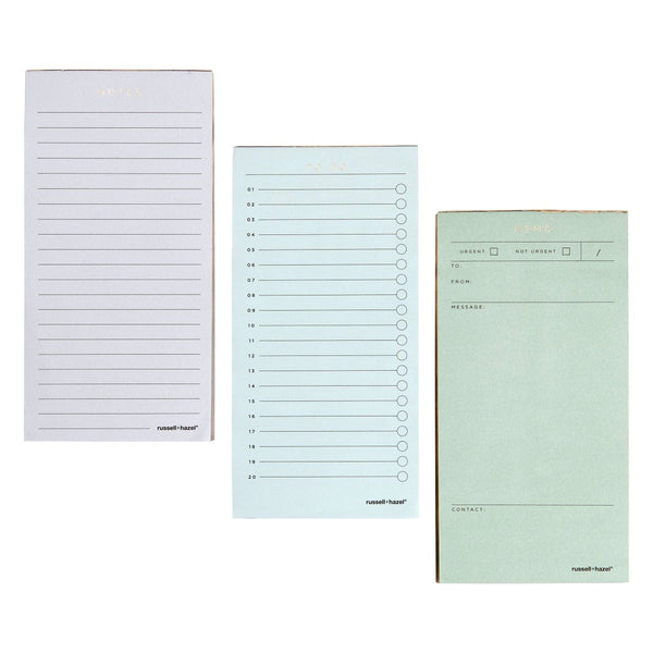 russell hazel Essentials Notepad Set - Dew