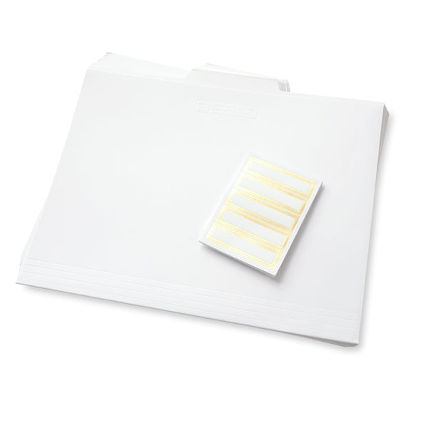Russell Hazel File Folders - White