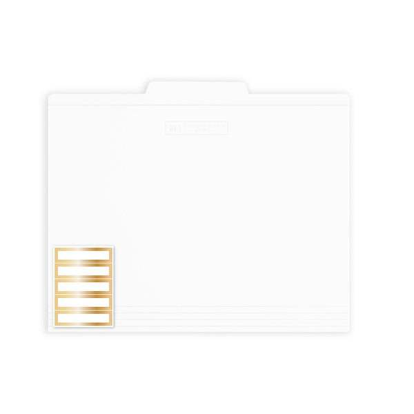 russell hazel File Folders - White