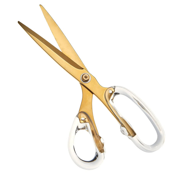 Russell Hazel Gold & Acrylic Scissors