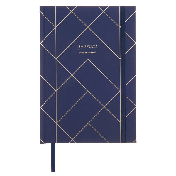 russell hazel Navy and Gold Foil - A5 Journal