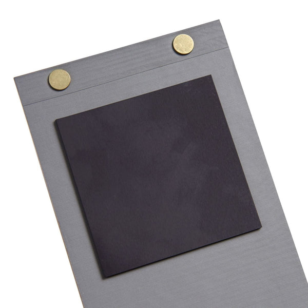 Russell Hazel Riveted Paper Listpad - Charcoal