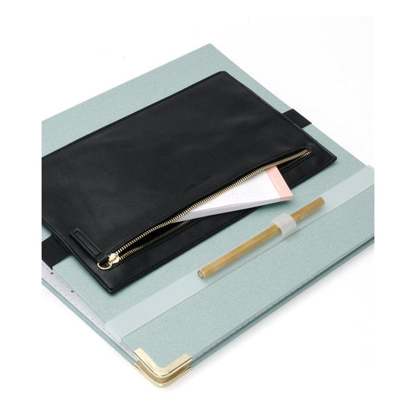 Russell Hazel Signature Pencil Case - Black
