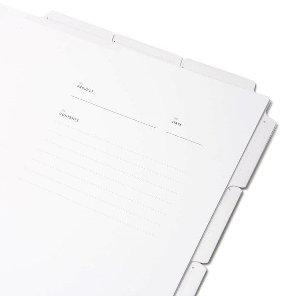 Russell Hazel Tab Dividers Signature Binder Insert