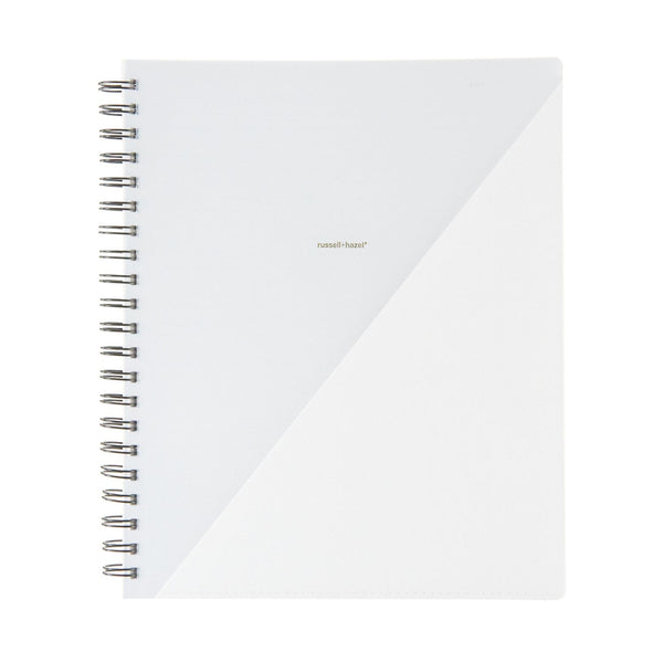 Russell Hazel Signature Spiral Notebook With Pockets