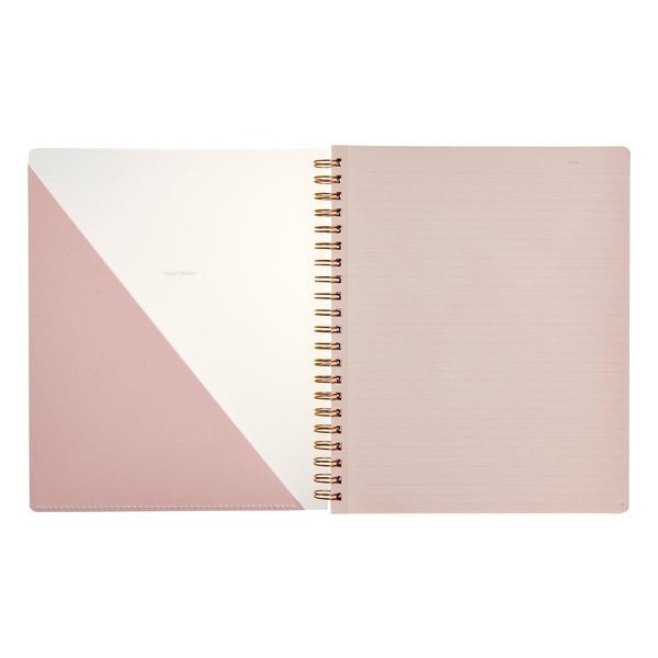 Russell Hazel Signature Spiral Notebook With Pockets