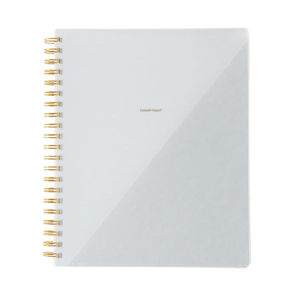 russell hazel Signature Spiral Notebook with Pockets