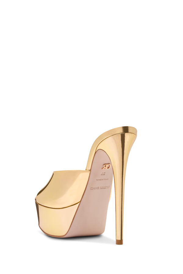 Ruthie Davis JOHNNY | GOLD MIRROR