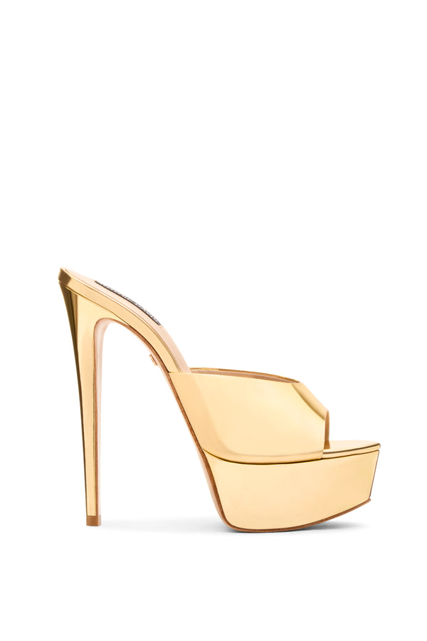 ruthie davis JOHNNY | GOLD MIRROR