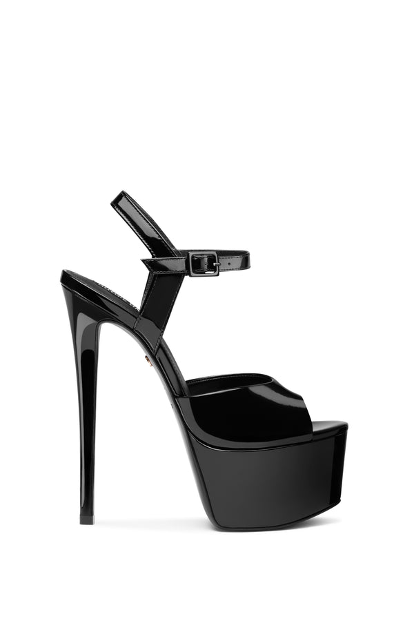 ruthie davis PUFFY | PATENT BLACK