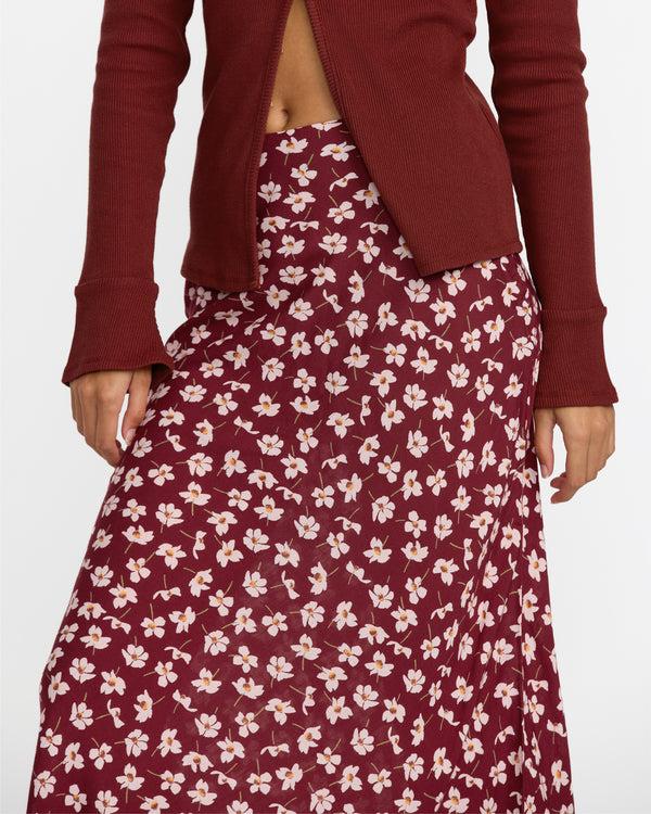 Rvca Annika Midi Skirt