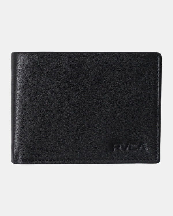Rvca August Leather Wallet