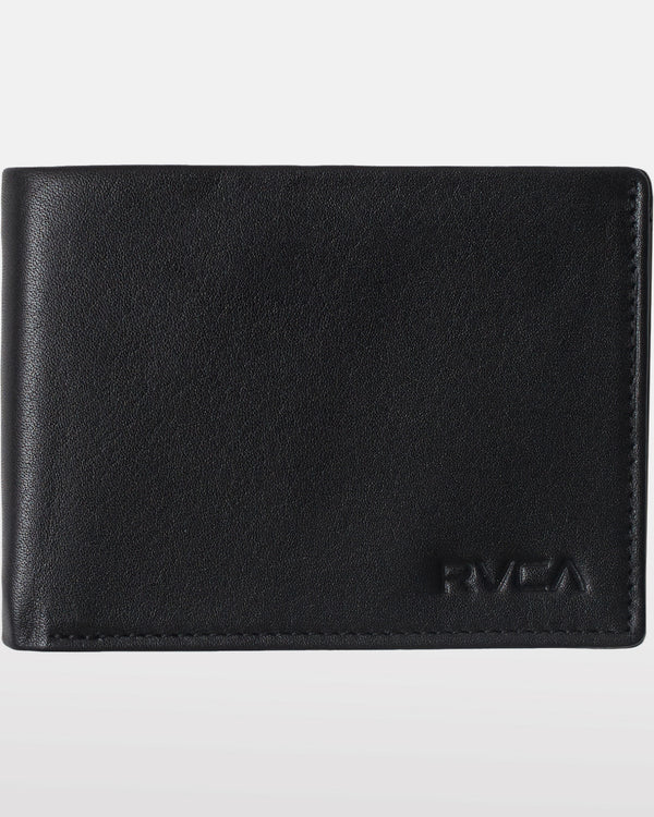 rvca August Leather Wallet