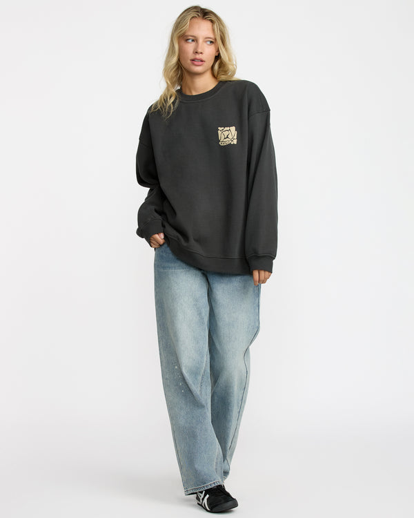 Rvca Baggie Boyfriend Crew