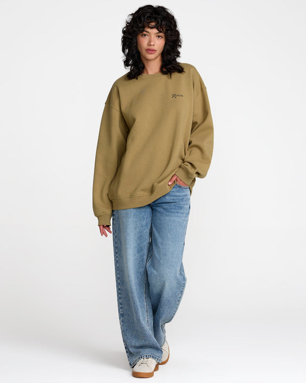 Rvca Baggie Boyfriend Crew