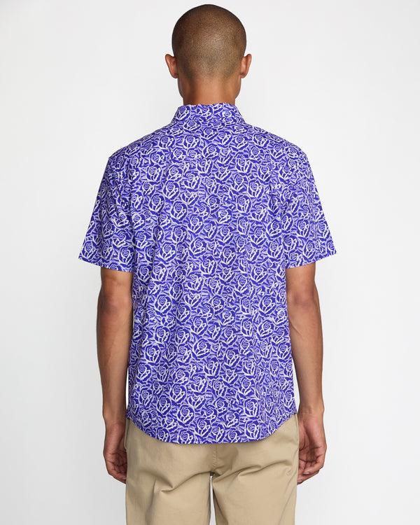 Rvca Barba Roses Short Sleeve Shirt