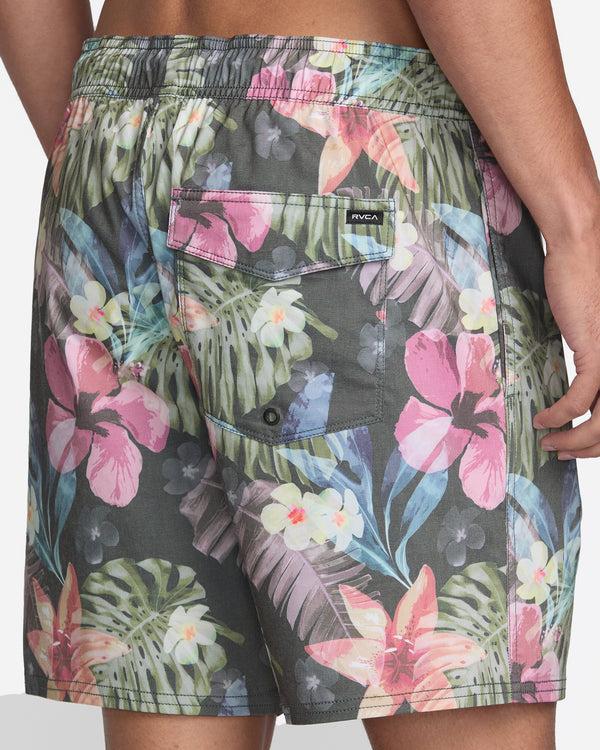 Rvca Barnes Elastic Short 17" Swim Trunk