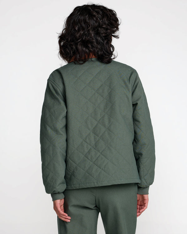 Rvca Clover Quilted Jacket