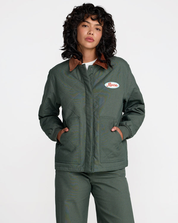 rvca Clover Quilted Jacket