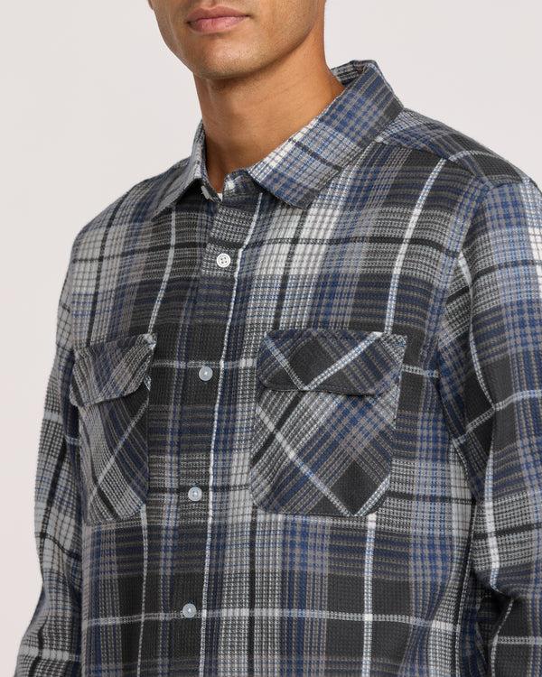 Rvca Dayshift Flannel Long Sleeve Shirt