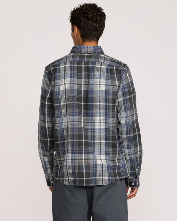 Rvca Dayshift Flannel Long Sleeve Shirt