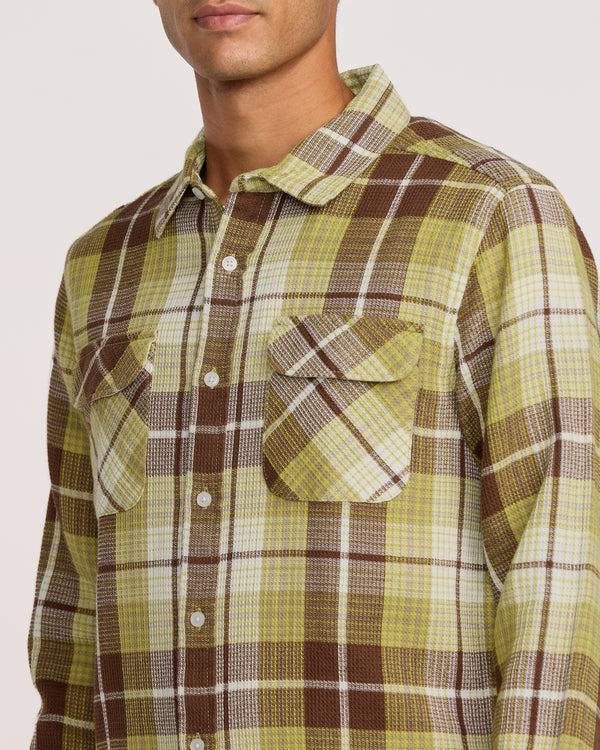 Rvca Dayshift Flannel Long Sleeve Shirt