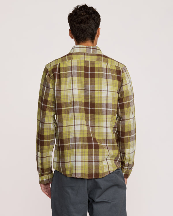 Rvca Dayshift Flannel Long Sleeve Shirt