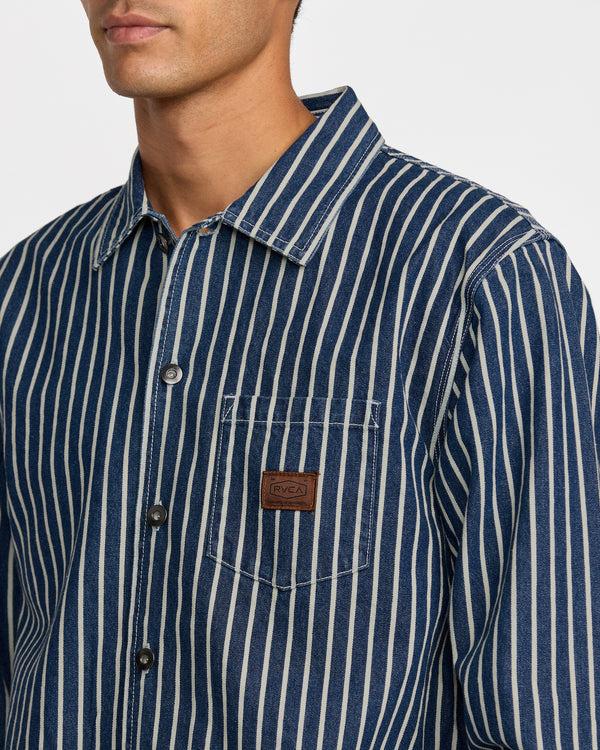Rvca Dayshift Hickory Overshirt