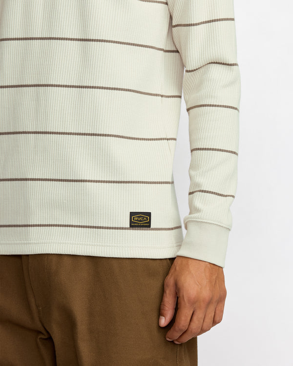 Rvca Dayshift Thermal Stripe Long Sleeve