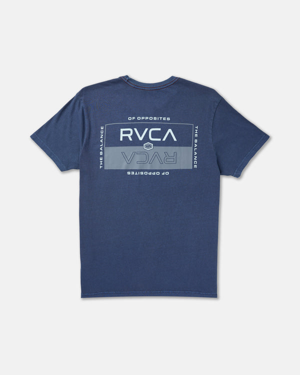 Rvca Double Bar Split Tee