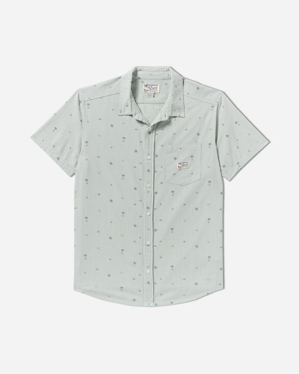 rvca Exotica Seersucker Short Sleeve Shirt